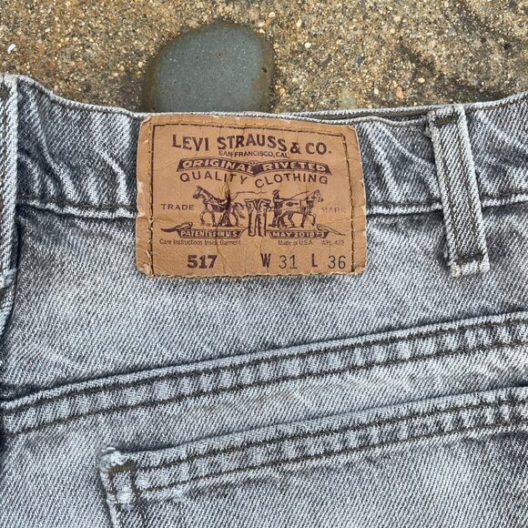 Levi's 517 Orange Tab Grey Distressed - Picture 5 of 5